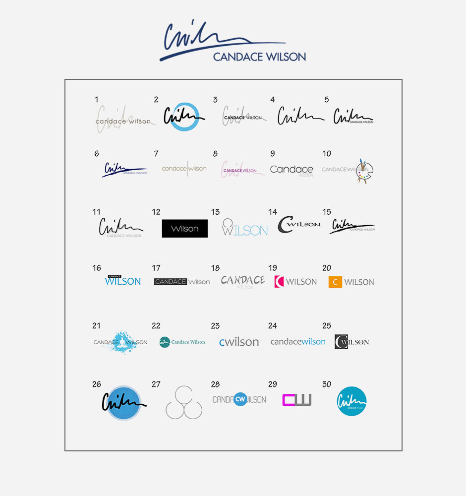 Candace Wilson - Logo Board