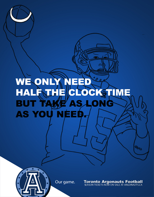 Toronto Argonauts - Advertising Spec